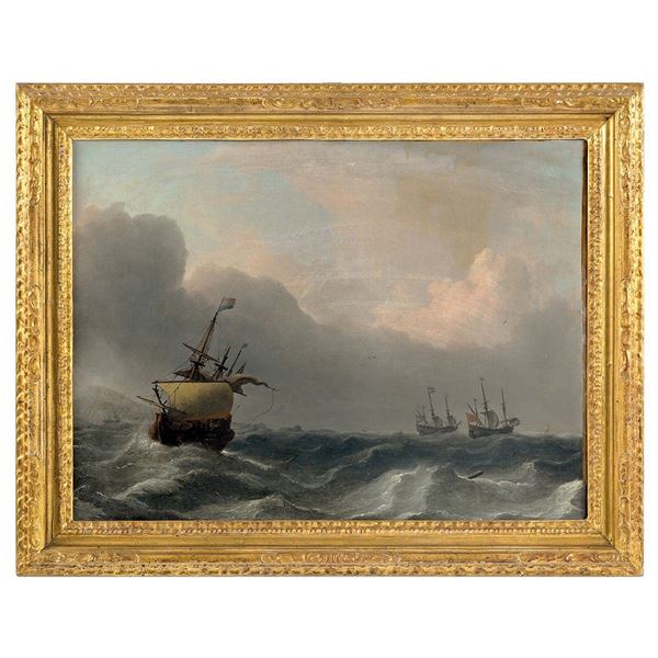 Aernout Smit : Vascelli in navigazione
Olio   - Auction Antiquariato - Incanto Casa d'Aste e Galleria