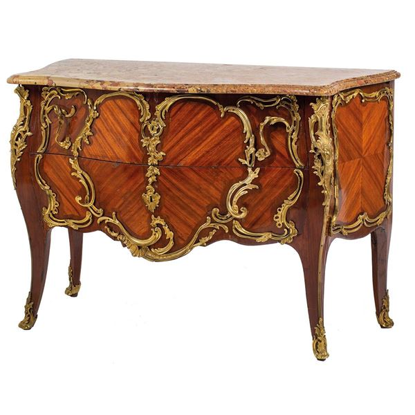 Com&#242; a due cassetti senza trav  - Asta Antiquariato - Incanto Casa d'Aste e Galleria