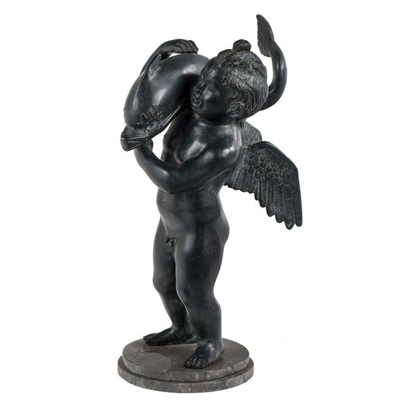 Putto con delfino
Scultura in
