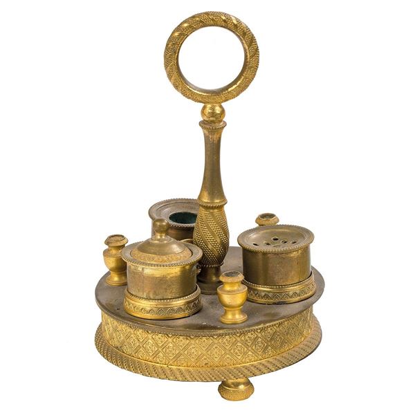 Calamaio di forma circolare, p  - Auction Antiquariato - Incanto Casa d'Aste e Galleria