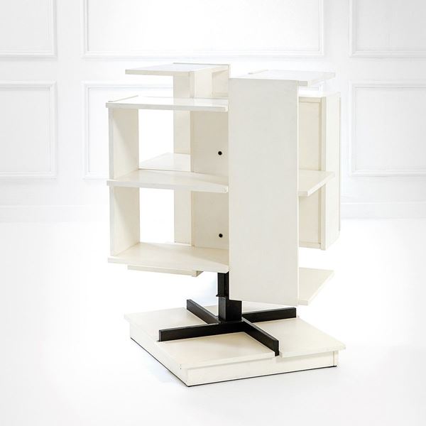 Claudio Salocchi : Libreria girevole mod. Centro
  - Asta Design - Incanto Casa d'Aste e Galleria