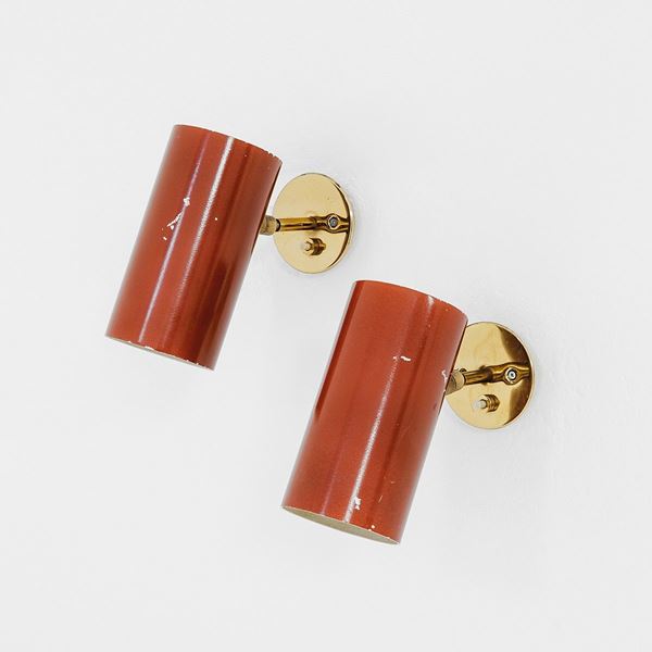 Gino Sarfatti : Due lampade da parete mod. 34
  - Asta Design - Incanto Casa d'Aste e Galleria