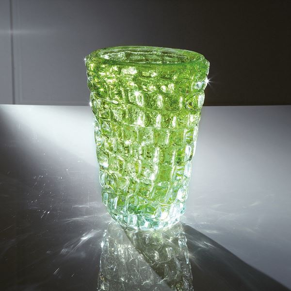 Ercole Barovier - Vaso Primavera Gemmata
Vetro 