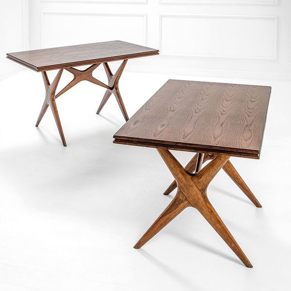 Ico Parisi : Due tavolini per il ristorante  - Auction Design - Incanto Casa d'Aste e Galleria