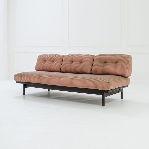Gianfranco Frattini : Divano/letto a giorno mod. 882  - Auction Design - Incanto Casa d'Aste e Galleria