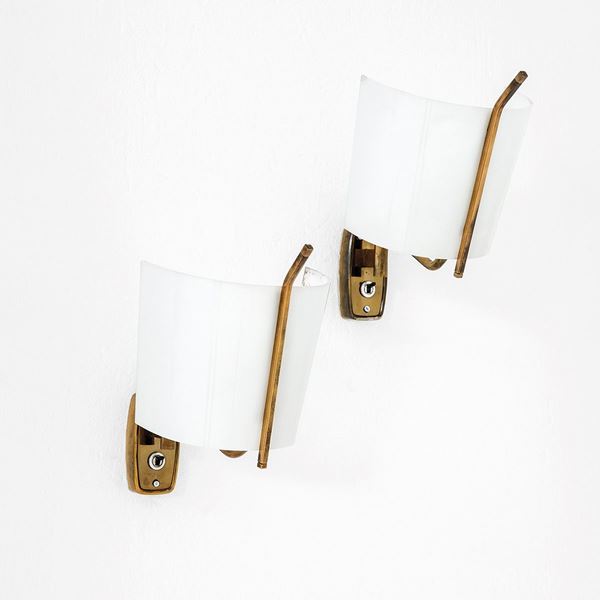 Stilnovo - Due lampade da parete
Ottone,