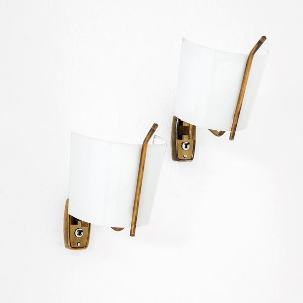 Stilnovo - Due lampade da parete
Ottone,