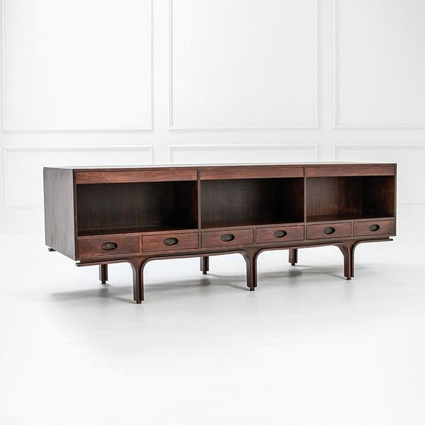 Gianfranco Frattini - Rara credenza da centro 
Mult