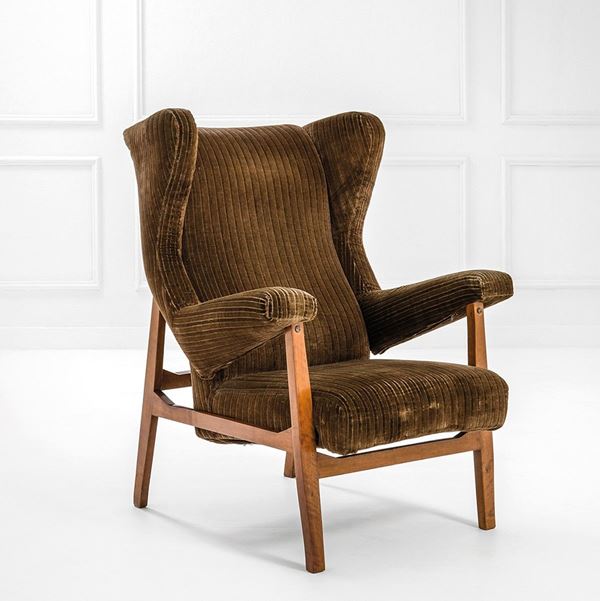 Franco Albini, Franca Helg : Rara poltrona antropomorfa mod  - Auction Design - Incanto Casa d'Aste e Galleria