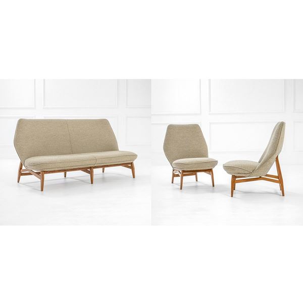 Ariberto Colombo : Divano e due poltrone
Legno d  - Auction Design - Incanto Casa d'Aste e Galleria