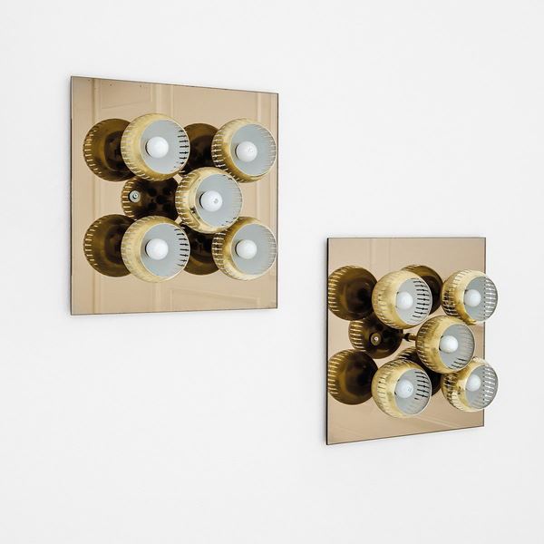 Arredoluce : Due lampade da parete o da sof  - Auction Design - Incanto Casa d'Aste e Galleria