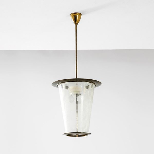 Fontana Arte : Lanterna
Ottone, metallo smal  - Asta Design - Incanto Casa d'Aste e Galleria