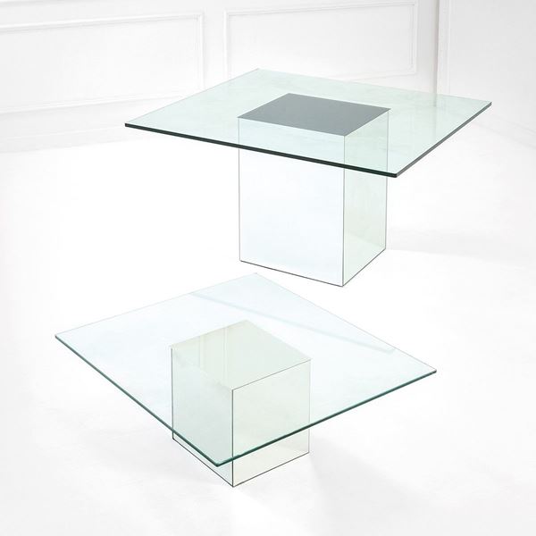 Nanda Vigo : Due tavoli della serie Bloc
L  - Asta Design - Incanto Casa d'Aste e Galleria