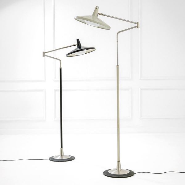 Stilnovo : Due lampade da terra orientabi  - Asta Design - Incanto Casa d'Aste e Galleria