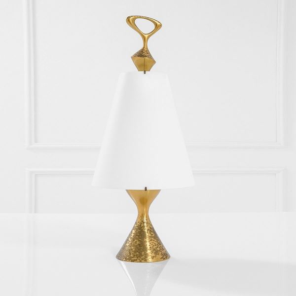 Max Ingrand : Rara lampada da tavolo
Ottone  - Asta Design - Incanto Casa d'Aste e Galleria