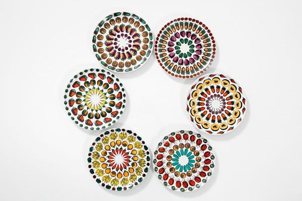 Piero Fornasetti : Sei piatti della serie Giostra  - Auction Spring Design - Incanto Casa d'Aste e Galleria