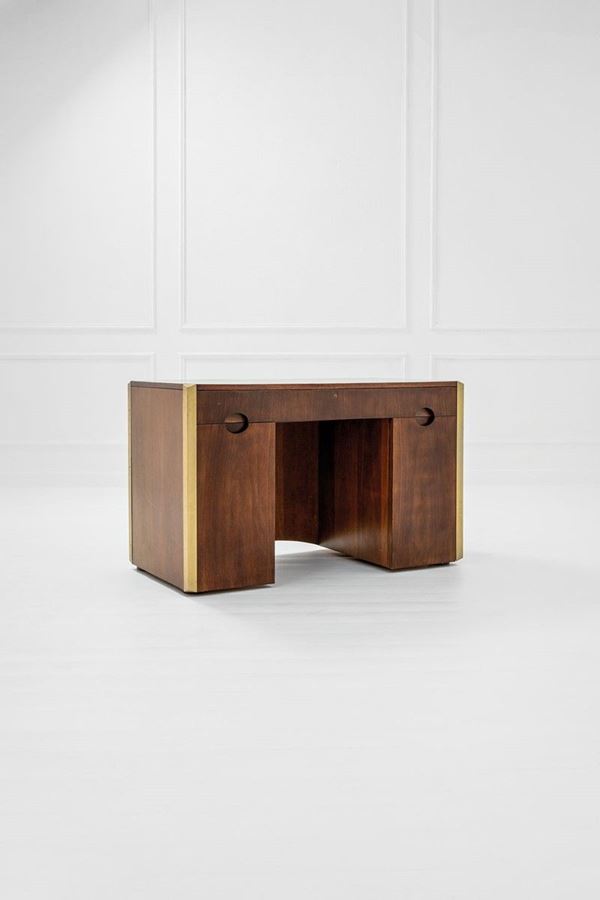 Luigi Caccia Dominioni : Scrivania mod. SCR1 
Legno, o  - Auction Spring Design - Incanto Casa d'Aste e Galleria