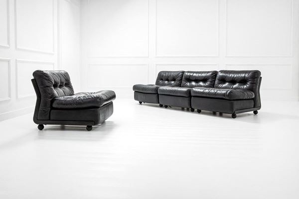Mario Bellini : Quattro poltroncine mod. Amant  - Asta Spring Design - Incanto Casa d'Aste e Galleria
