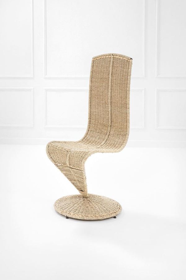 Marzio Cecchi : Poltrona
Metallo, corda intre  - Auction Spring Design - Incanto Casa d'Aste e Galleria