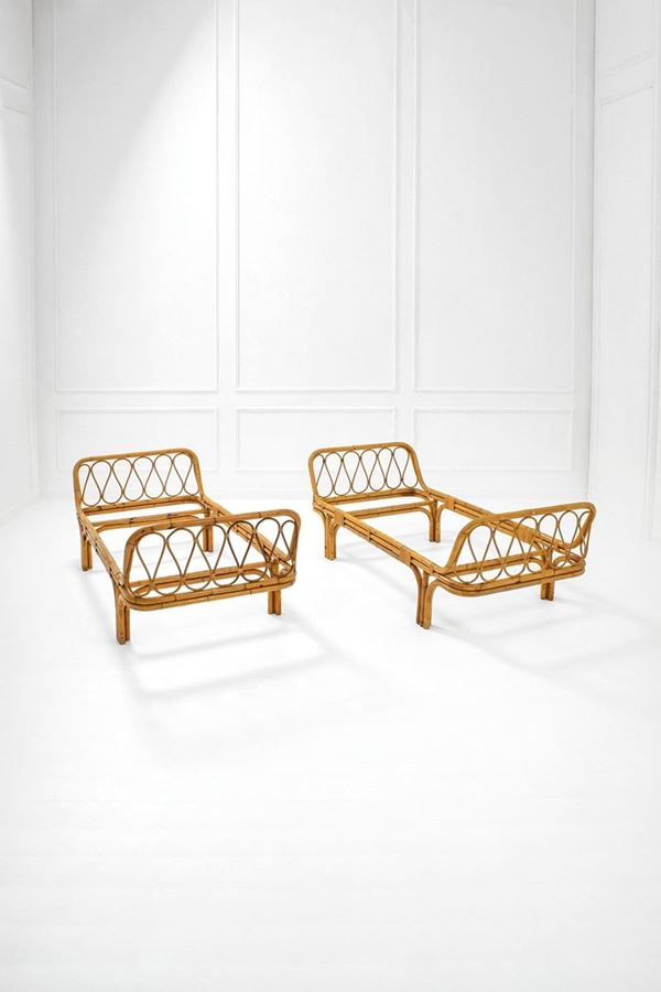 Bonacina : Due letti a giorno
Bamb&#249;, can  - Asta Spring Design - Incanto Casa d'Aste e Galleria