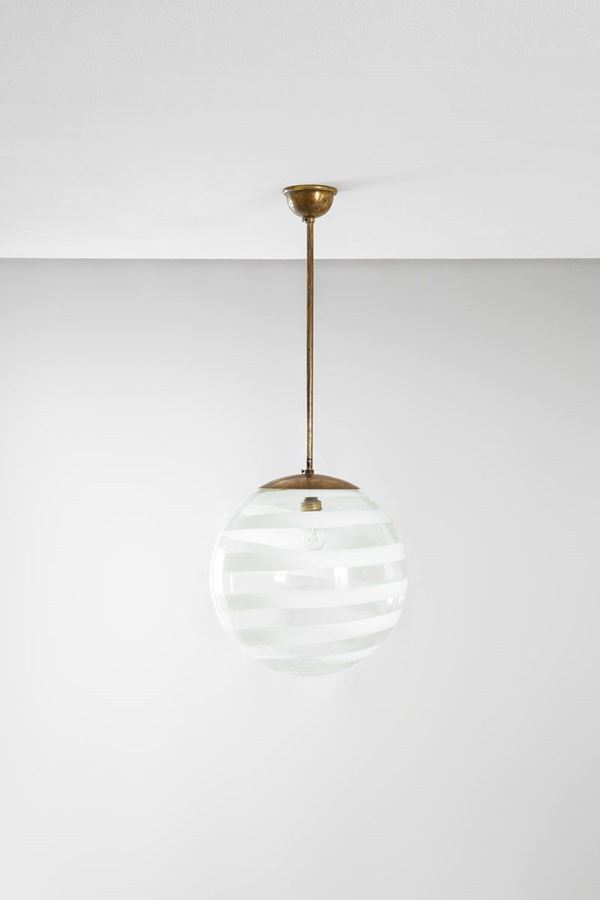 Venini : Lampada a sospensione mod. 525  - Asta Spring Design - Incanto Casa d'Aste e Galleria