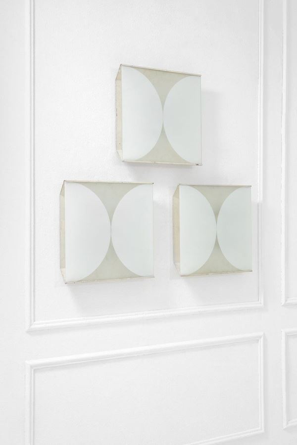 Bobo Piccoli : Tre lampade da parete mod. Cle  - Auction Spring Design - Incanto Casa d'Aste e Galleria