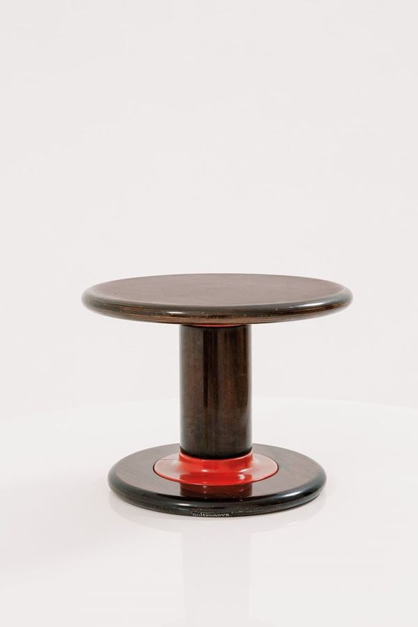 Ettore Sottsass : Tavolino mod. Rocchetto 
Legn  - Auction Spring Design - Incanto Casa d'Aste e Galleria