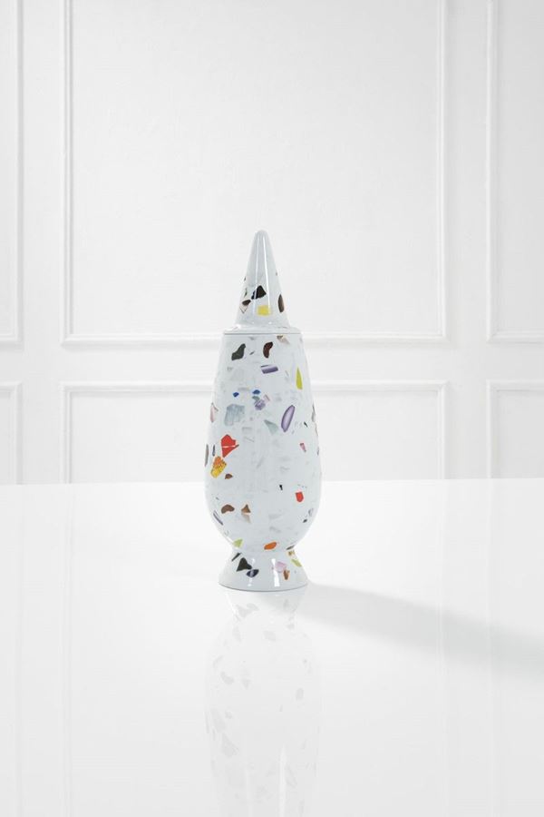 Alessandro Mendini, Shiro Kuramata : Vaso con coperchio n. 47 della  - Asta Spring Design - Incanto Casa d'Aste e Galleria