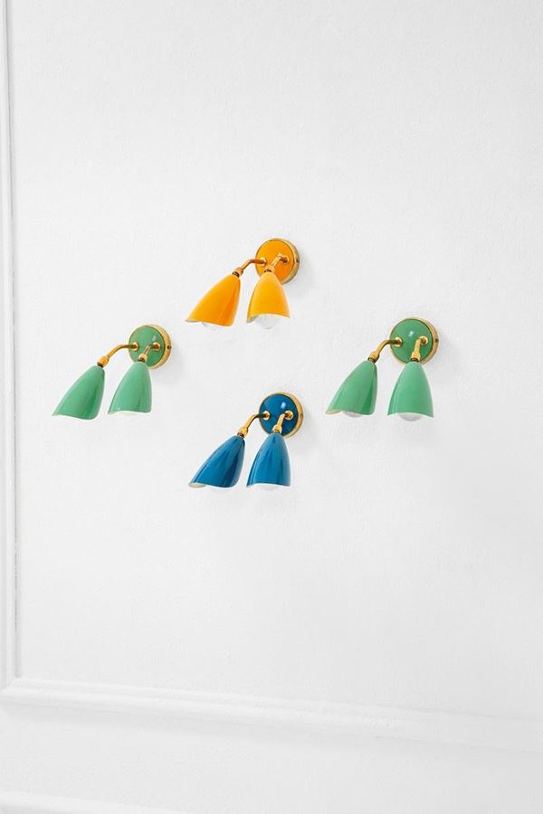 Quattro lampade da parete orie  - Auction Spring Design - Incanto Casa d'Aste e Galleria