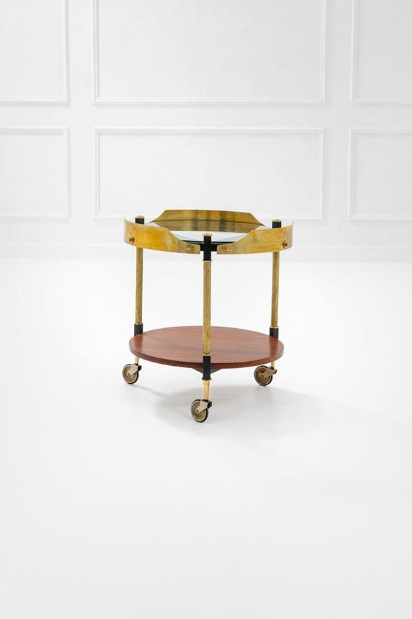 Carrello 
Ottone, cristallo m  - Auction Spring Design - Incanto Casa d'Aste e Galleria