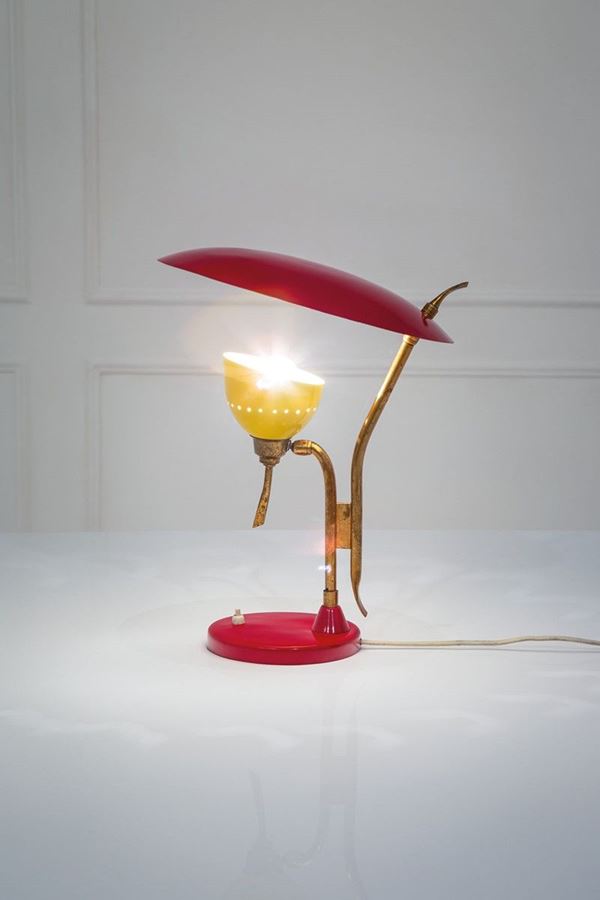Lumen : Lampada da tavolo 
Metallo la  - Asta Spring Design - Incanto Casa d'Aste e Galleria