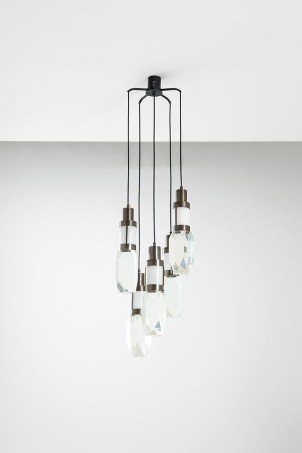 Gaetano Missaglia : Lampada a sospensione
Metallo  - Auction Spring Design - Incanto Casa d'Aste e Galleria