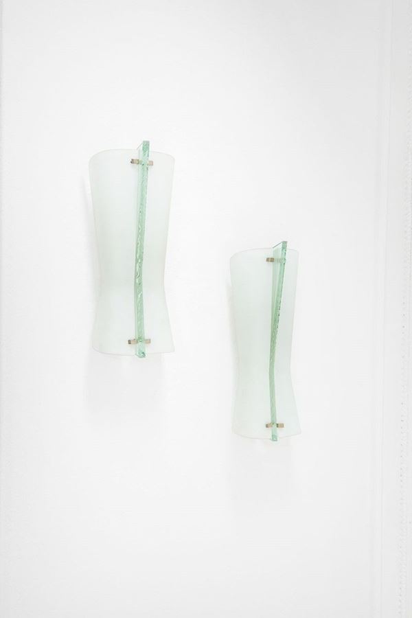 Max Ingrand : Due lampade da parete
Cristal  - Auction Spring Design - Incanto Casa d'Aste e Galleria