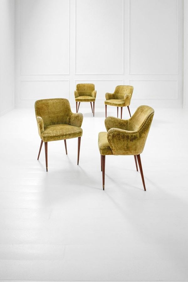 Quattro poltroncine 
Legno, t  - Auction Spring Design - Incanto Casa d'Aste e Galleria