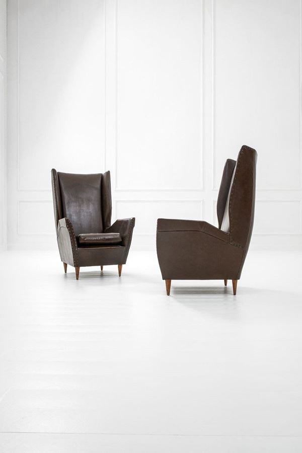 I.S.A. : Due poltrone
Legno, vinilpell  - Asta Spring Design - Incanto Casa d'Aste e Galleria