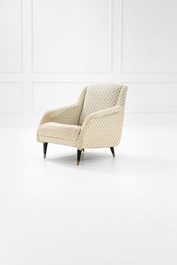 Carlo De Carli : Poltrona mod. 802 
Legno, gom  - Auction Spring Design - Incanto Casa d'Aste e Galleria