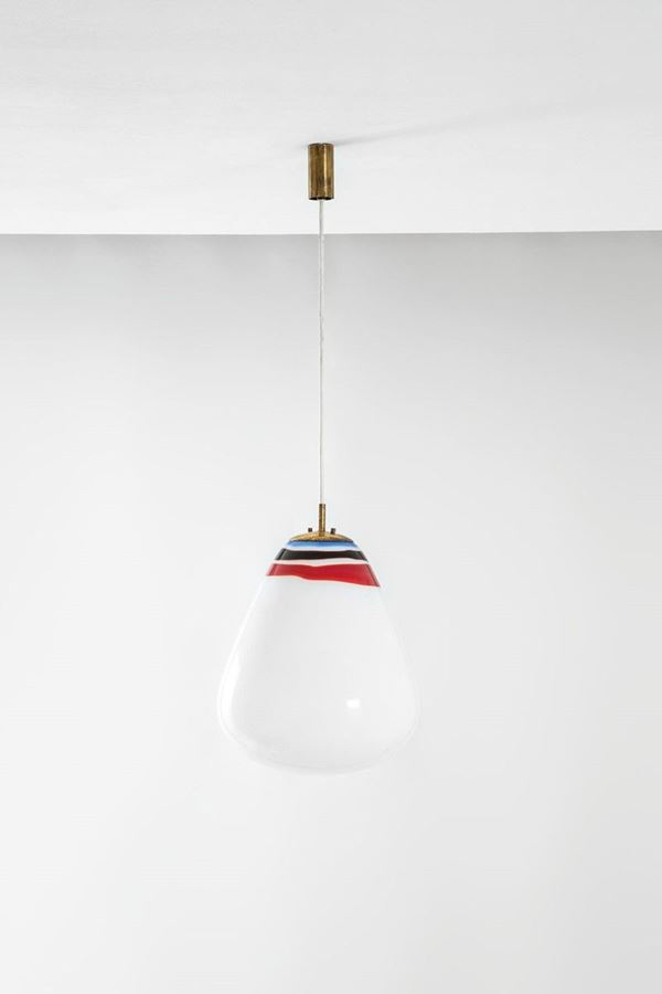 Venini : Lampada a sospensione 
Vetro   - Asta Spring Design - Incanto Casa d'Aste e Galleria
