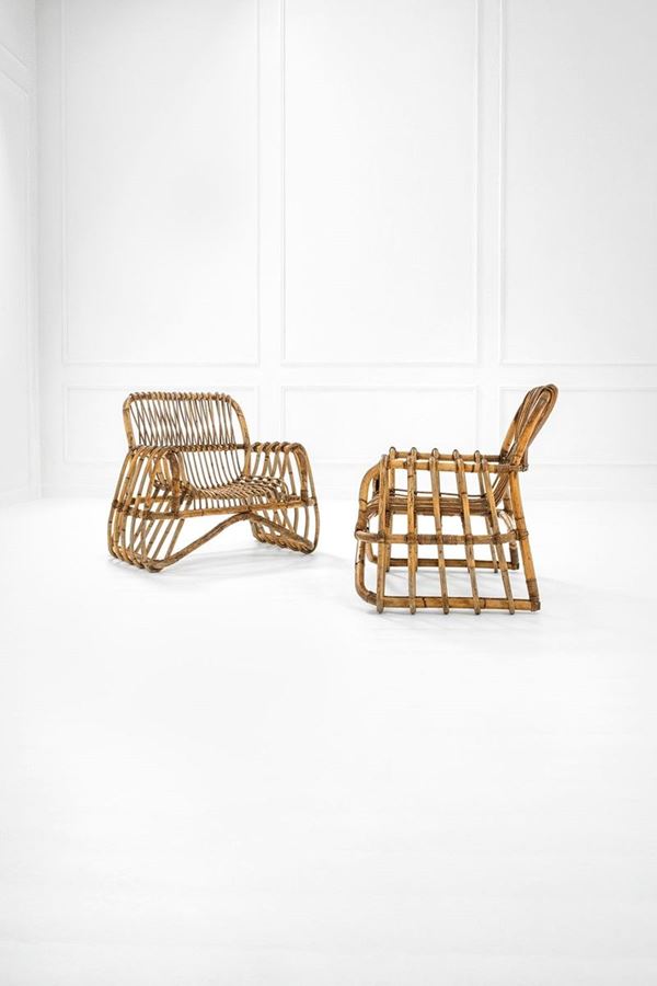 Due grandi poltrone
Bamb&#249;, ca  - Asta Spring Design - Incanto Casa d'Aste e Galleria