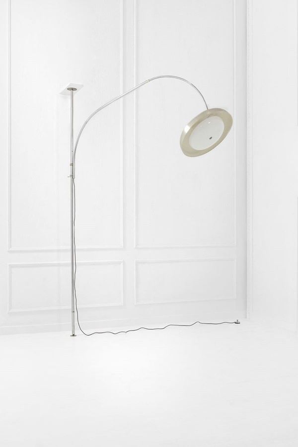 Pirro Cuniberti : Lampada cielo-terra ad arco mo  - Asta Spring Design - Incanto Casa d'Aste e Galleria
