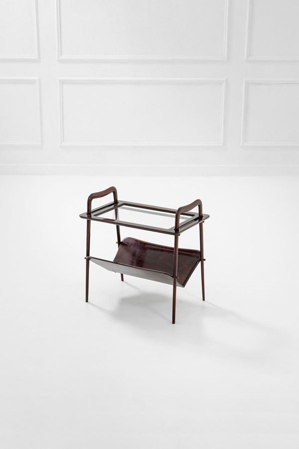 Ico Parisi : Tavolino porta riviste mod. 20  - Asta Spring Design - Incanto Casa d'Aste e Galleria