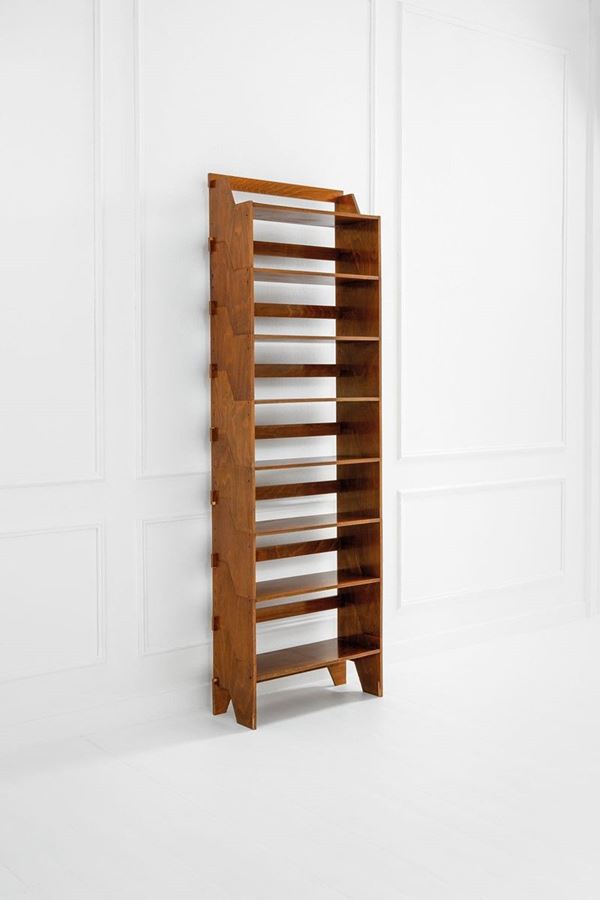 Renato Forti : Libreria a moduli sovrapponibi  - Asta Spring Design - Incanto Casa d'Aste e Galleria