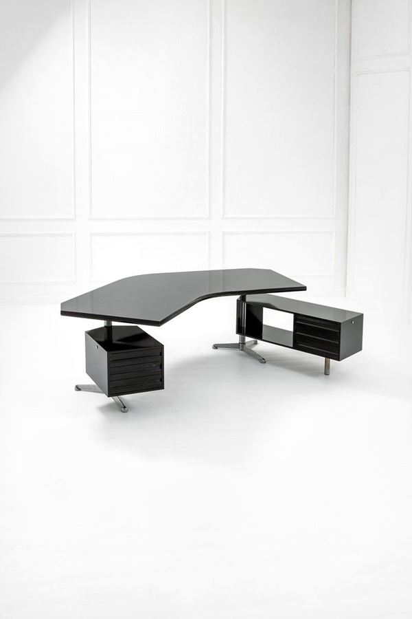 Osvaldo Borsani : Scrivania mod. T96 detta Boome  - Auction Spring Design - Incanto Casa d'Aste e Galleria