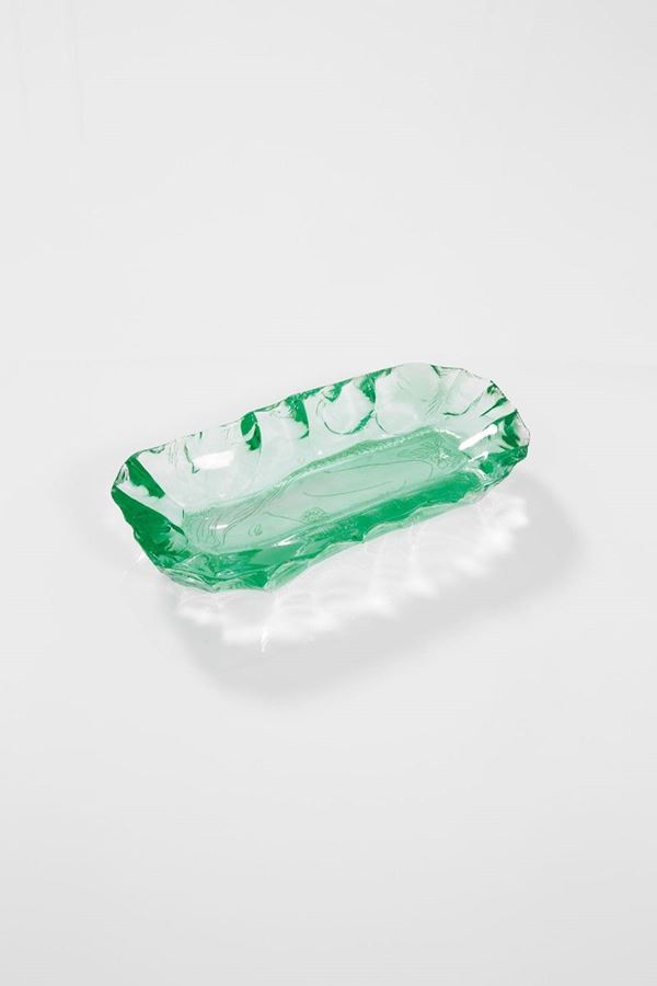 Erwin Burger : Svuotatasche 
Vetro scalpella  - Asta Spring Design - Incanto Casa d'Aste e Galleria