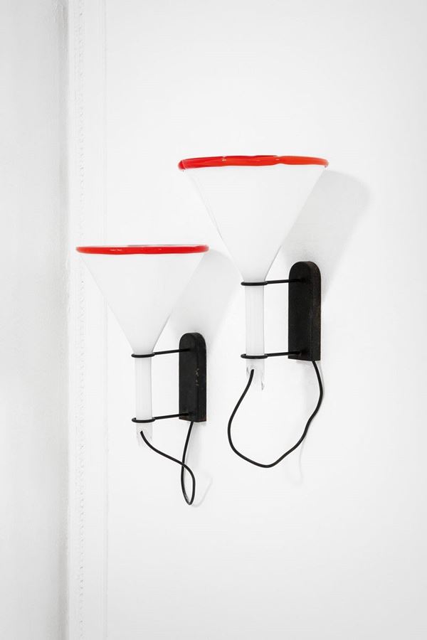 Leucos : Due lampade da parete
Vetro d  - Asta Spring Design - Incanto Casa d'Aste e Galleria