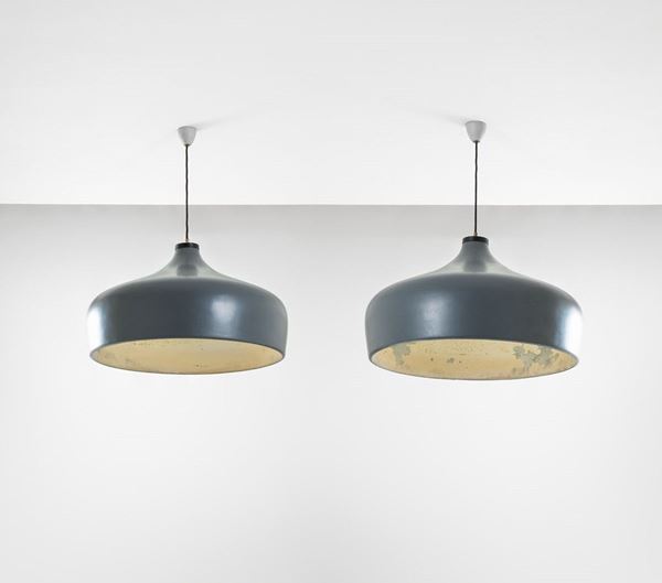 Due grandi lampade a sospensio  - Asta Spring Design - Incanto Casa d'Aste e Galleria