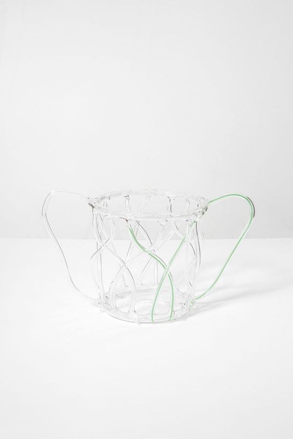 Andrea Branzi : Cestino Green
Vetro soffiato.  - Auction Spring Design - Incanto Casa d'Aste e Galleria