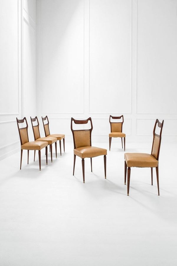 Dassi : Sei sedie
Legno, ottone, vini  - Auction Spring Design - Incanto Casa d'Aste e Galleria