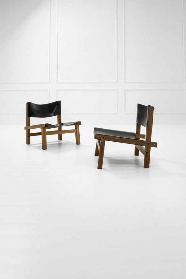 Klaus Lichtenegger : Coppia di poltrone mod. L-IC
  - Asta Spring Design - Incanto Casa d'Aste e Galleria