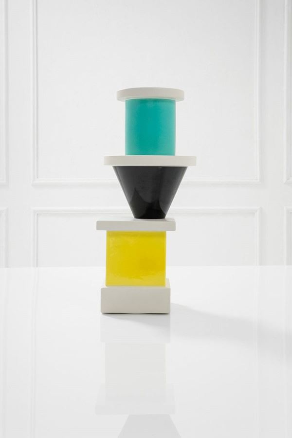 Ettore Sottsass : Vaso 1986 della Collezione Vas  - Asta Spring Design - Incanto Casa d'Aste e Galleria