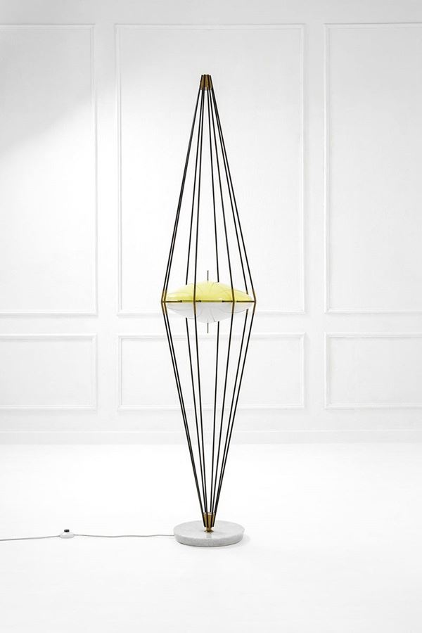 Angelo Lelii : Lampada da terra mod. 12628
M  - Asta Spring Design - Incanto Casa d'Aste e Galleria